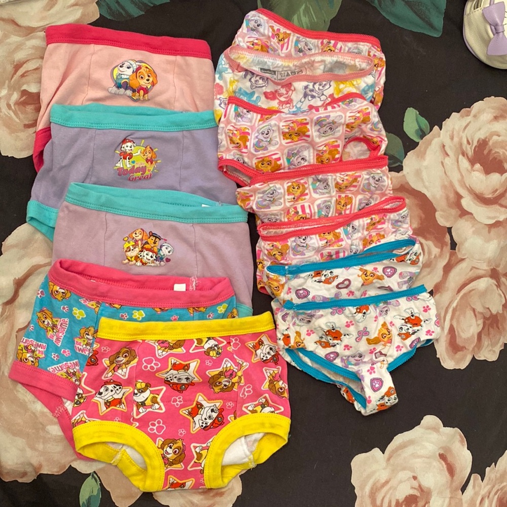 Paw patrol toddler girl panties and training pants 3T